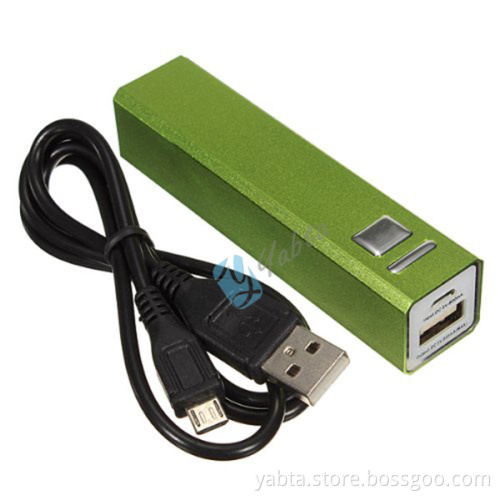 USB Devices Backup Power Bank 2600mah Cuboid Lipstick External Charger